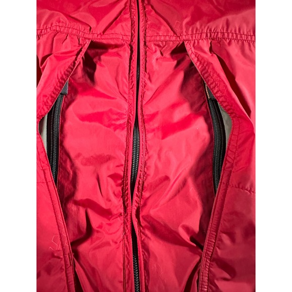 Volcom Red Jacket with Gray Hood - Picture 4 of 12
